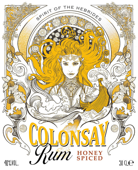 50cl Colonsay Rum - Honey Spiced