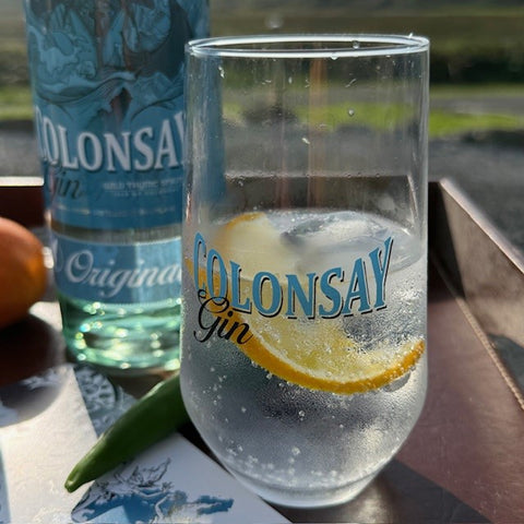Colonsay Gin Branded Glass